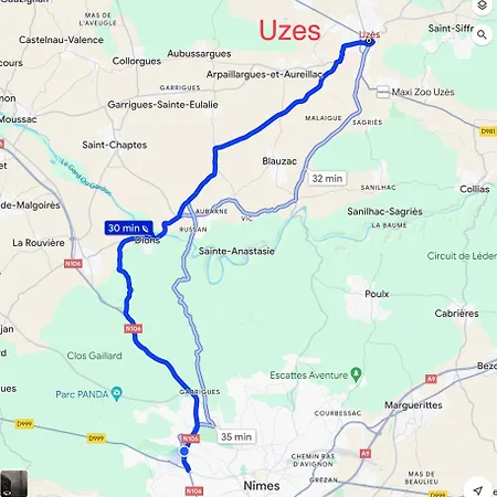 Mazet Proche Golf Ferienhaus Nîmes